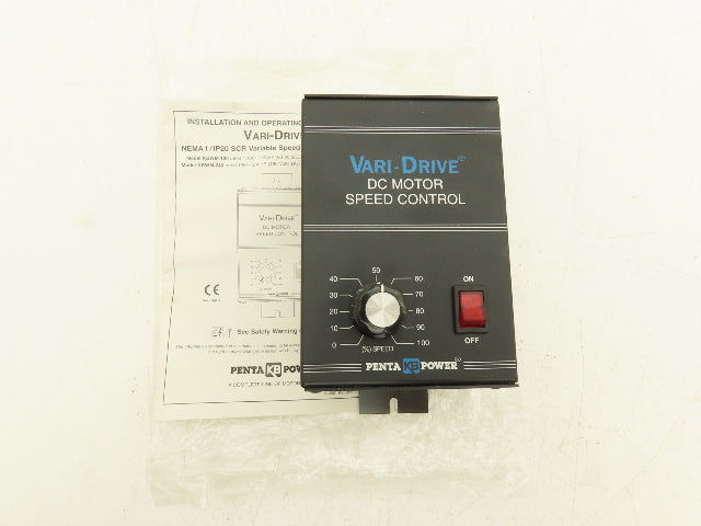 KB Electronics KBWM-120 DC Motor Variable Speed Control 115VAC Input 0-90VDC Out