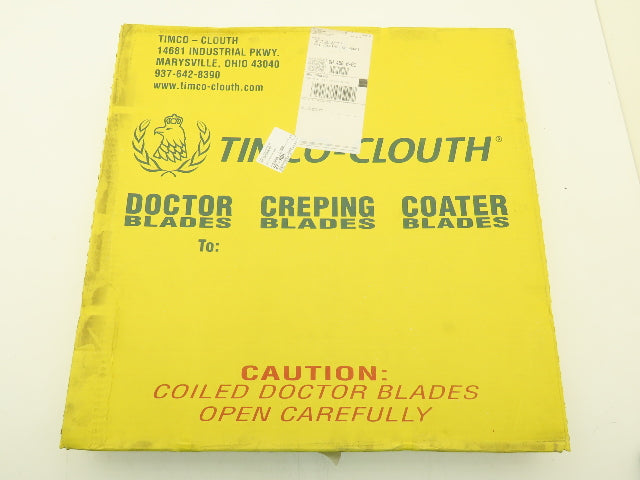 Timco Clouth DST Policlouth-Super Doctor Blade .060/.050"x 3"x 194" Print Press