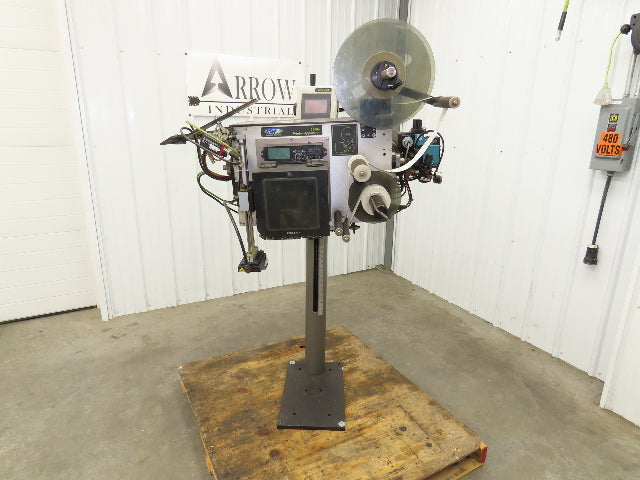 CTM 3600A-ZE500-4-3 High Speed Label Applicator Zebra Print Head ZE500-4 Stand
