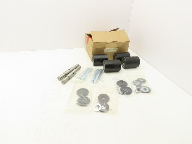 Dayton 4YX96 Load Wheel Kit Assembly With Bearings And Axles Lot of 4