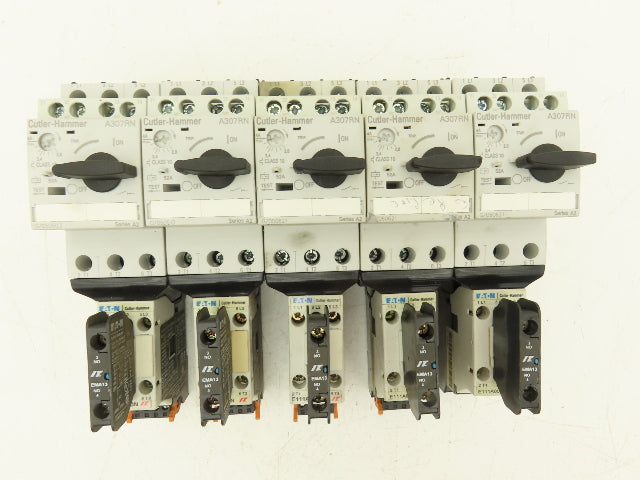 Eaton Cutler Hammer A307RN Circuit Breaker 3P Manual Motor Starter 4A Lot of 5