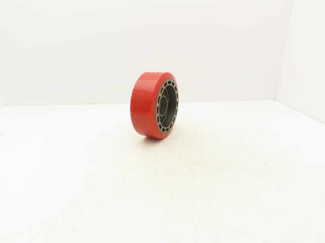 Raymond 7-1/8" x 2" Fork Lift Poly Wheel Actual Size 7" x 2-1/4" 2-1/8" LTB