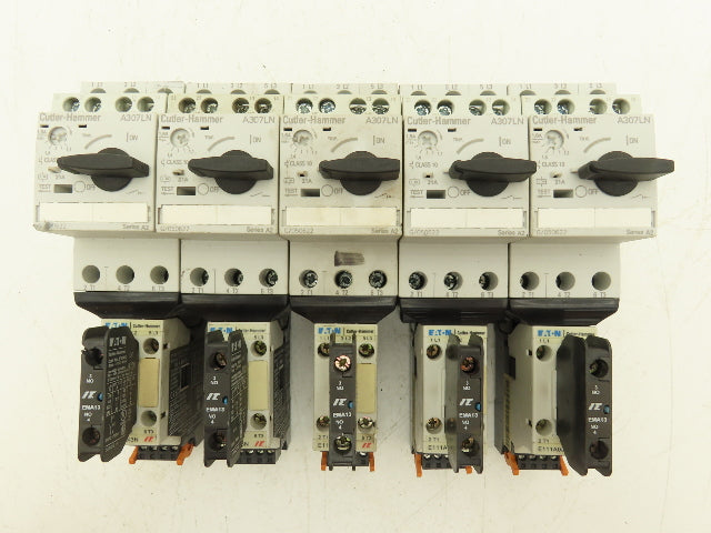 Eaton Cutler Hammer A307LN Circuit Breaker 3P Manual Motor Starter 1.6A Lot of 5