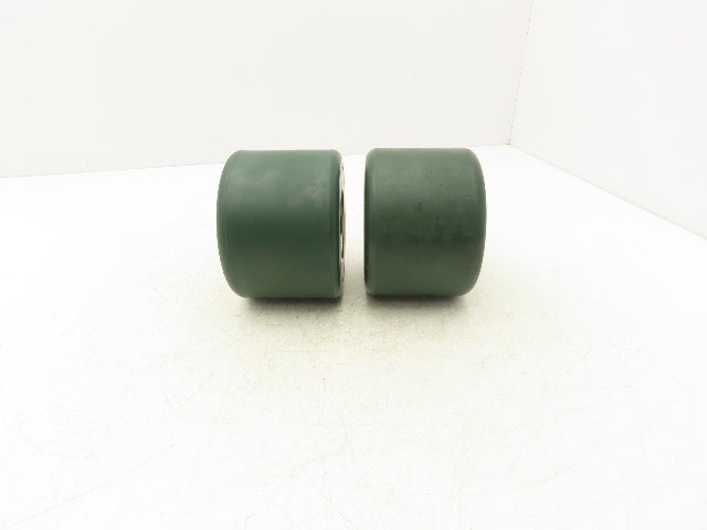 Raymond 632-052/204 Industrial Wheel Resilient Solid 5" x 3-5/8" T111B Lot of 2