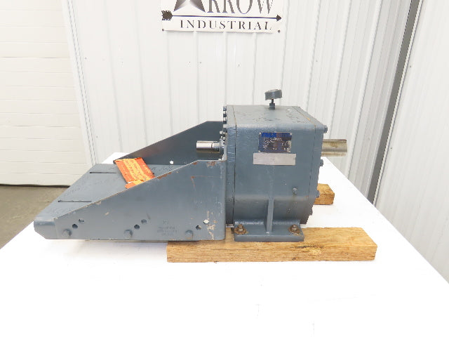 Falk 7.52-1040FZ2AS Inline Gearbox 11.2 Ratio Reducer 7.5Hp 155rpm w/Motor Mount