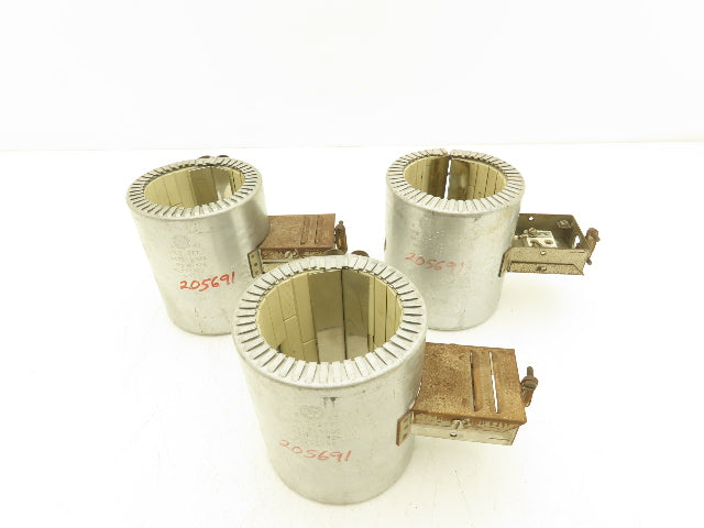 JT Heater 92222198 Ceramic Band Heater 5" W x 3" ID 1000 Watt 277 VAC Lot of 3