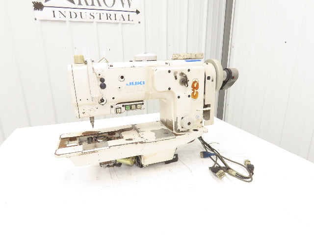 Juki LU-2260N-6 Industrial Sewing Machine Head 2 Needle Unison Feed READ