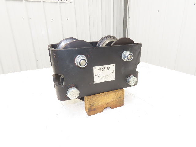 CM CBTP 2-Ton 4000lbs Manual Push Trolley Plain Type 3-1/2" Flange I Beam