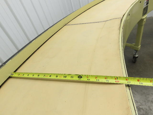 Sigma Portec 90 Deg Curve Portable Conveyor 18" Belt 230/460V Belt Drive 60FPM