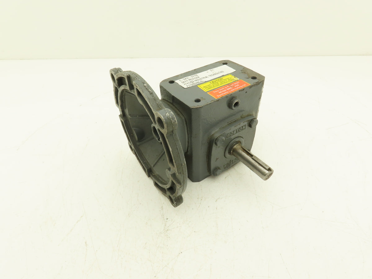 Boston Gear F7135SVB5J6 Worm Gearbox 5:1 Reducer 1.25Hp 350rpm RH 56C