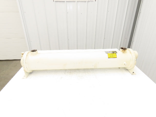 Gardner Denver 200EDM349 Air Compressor Shell & Tube Heat Exchanger 1.5"NPT