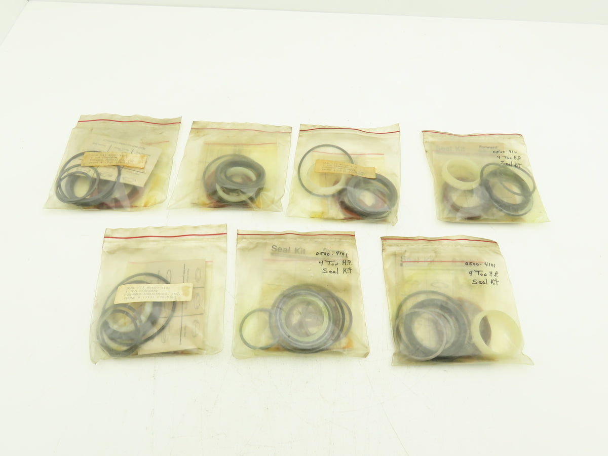 Forward Industries 0500-4101 Seal Kit 4 Ton HP Seal Wiper O-Ring Lot of 7