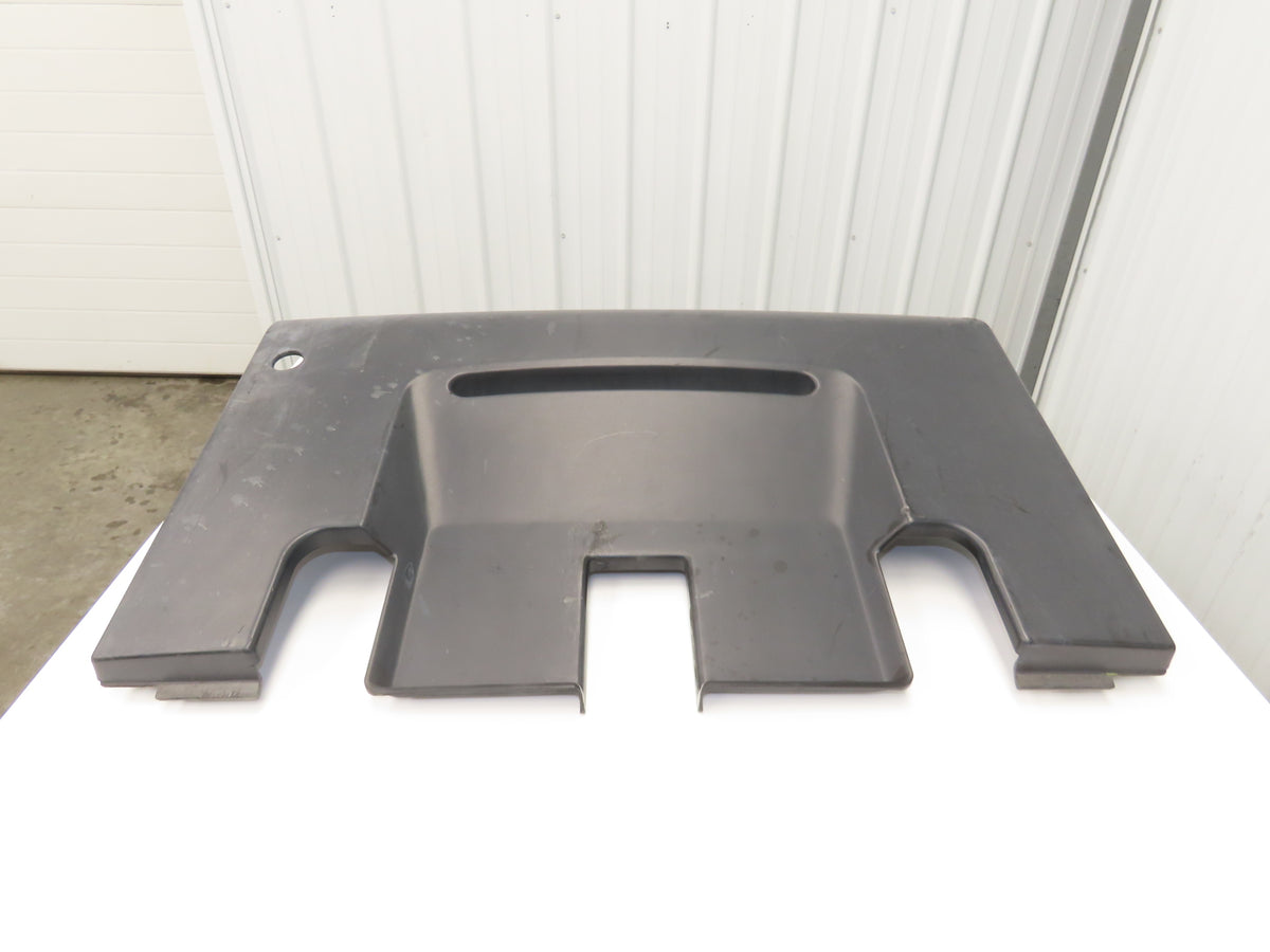 Hyster Hood Plastic Cover Removed From E40HSD Stand On Forklift