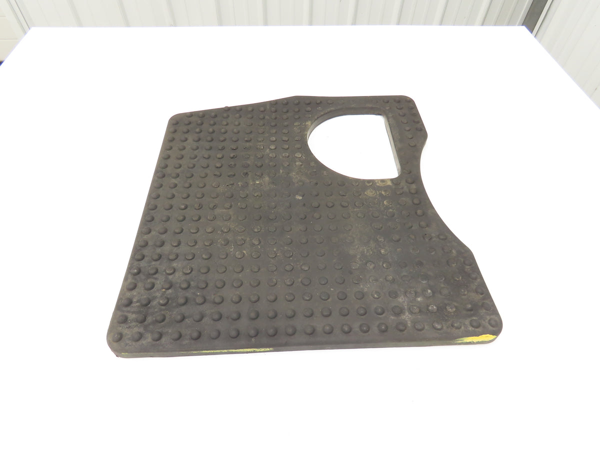 Hyster Operator Center Rubber Floor Mat Off E40HSD Forklift