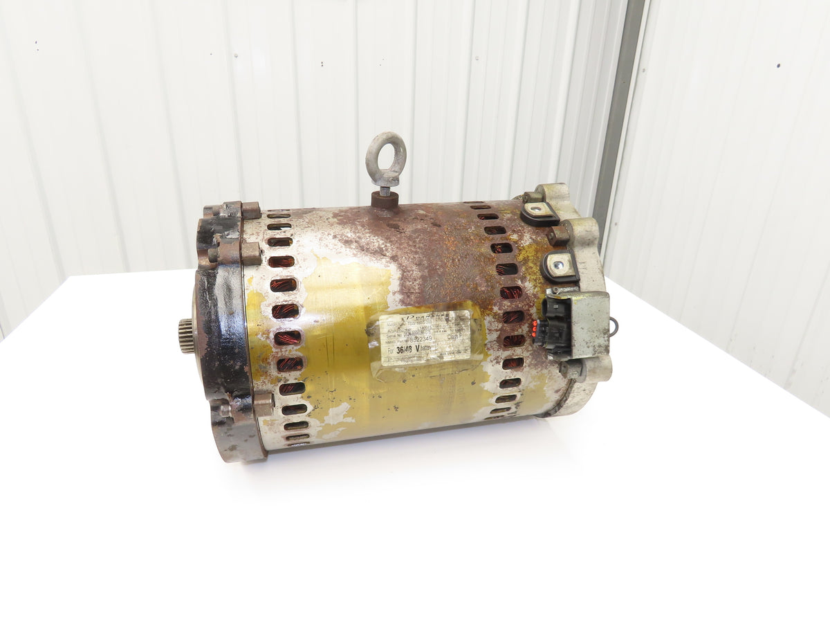 Danaher Controls TSW 180/6-200 Forklift Traction Motor 36/48V 961RPM Off E60Z-33