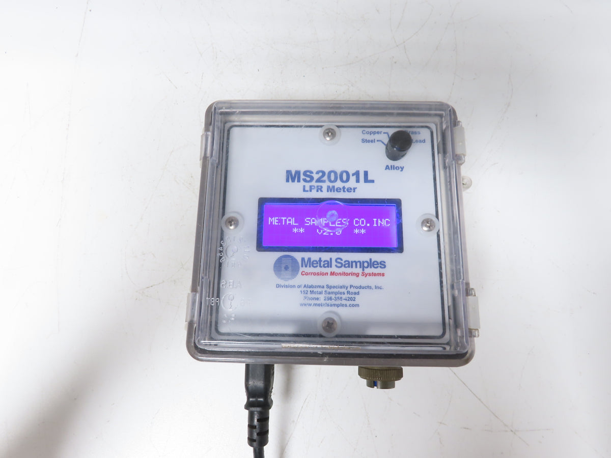 Metal Samples MS2001L Continuous LPR Corrosion Rate Meter 100-240VAC 50/60Hz