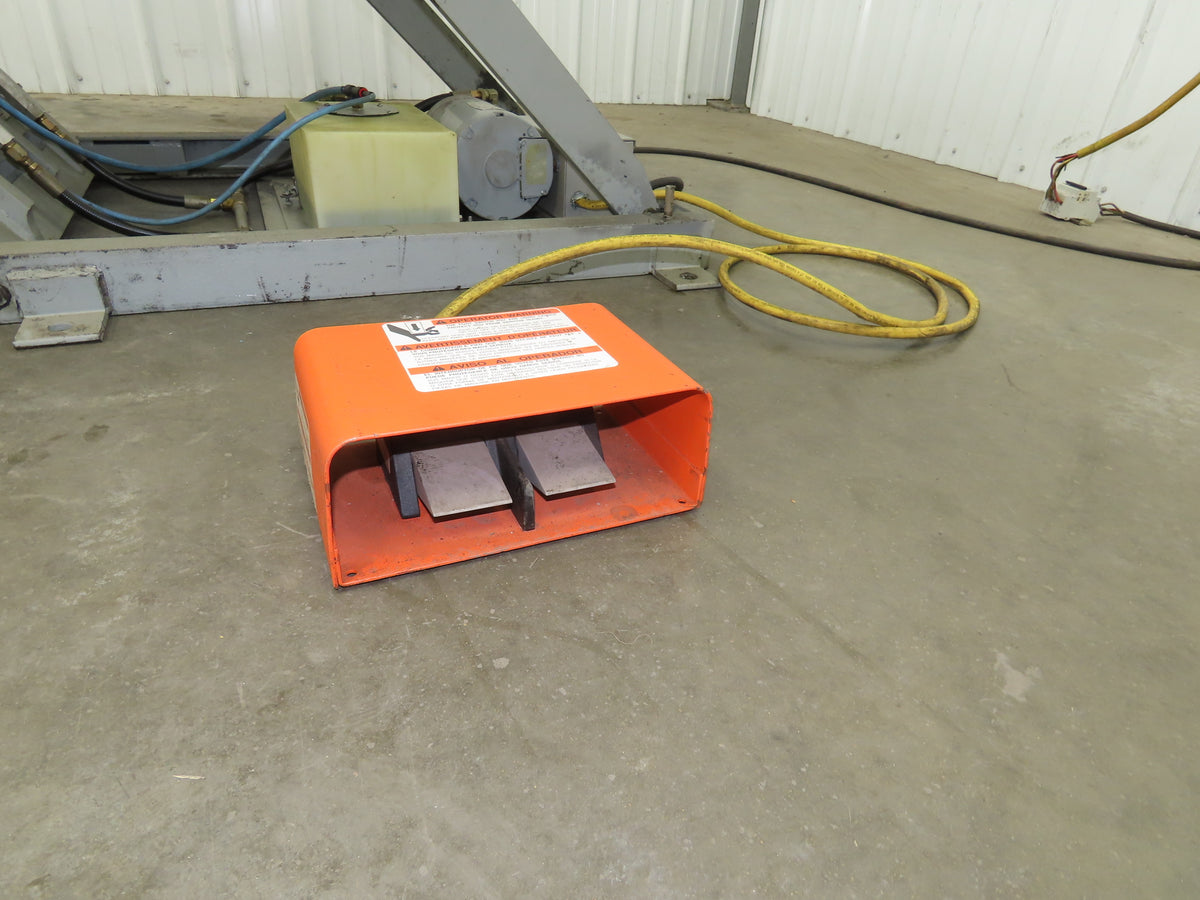 American Hydraulic Scissor Lift Table 6000lb 72x54" Top 43" Travel 3Ph