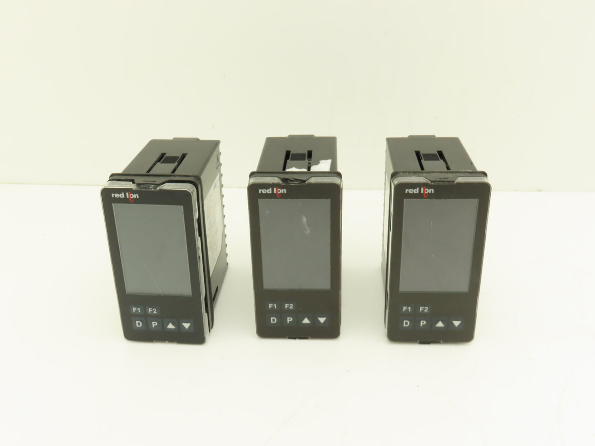 Red Lion PXU21A30 Temperature Controller 1/8 DIN PID Dual Relay RS-485 100-240V