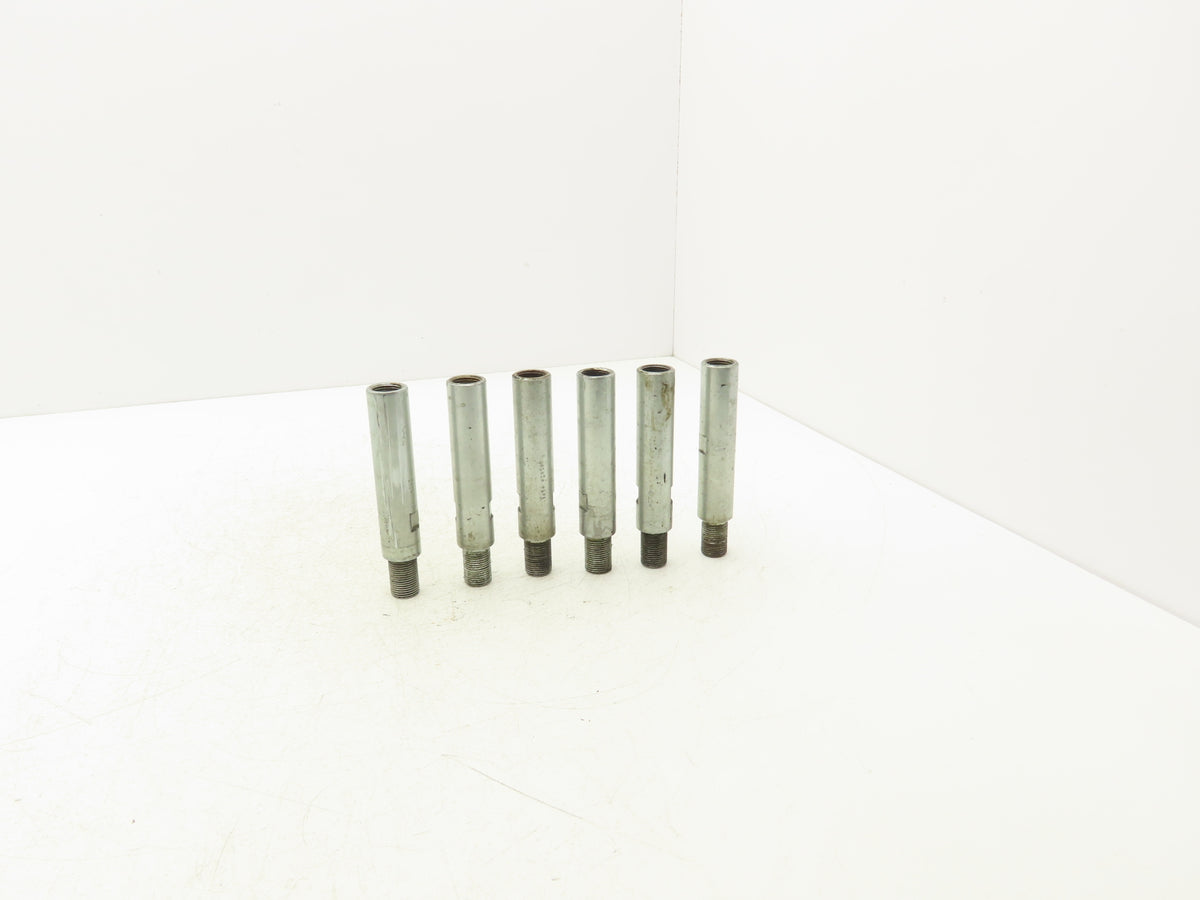 Air Cylinder Shaft Extension Steel Rod 1"x 4-7/16"L 3/4-16 Thread Lot of 6
