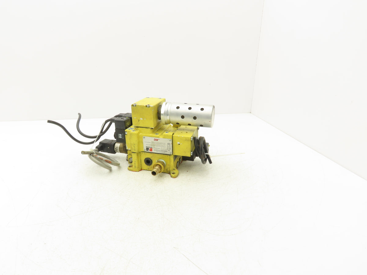 Ross DM2CNA42A21 Pneumatic Double Valve 1/2" NPT Base 24VDC Solenoid