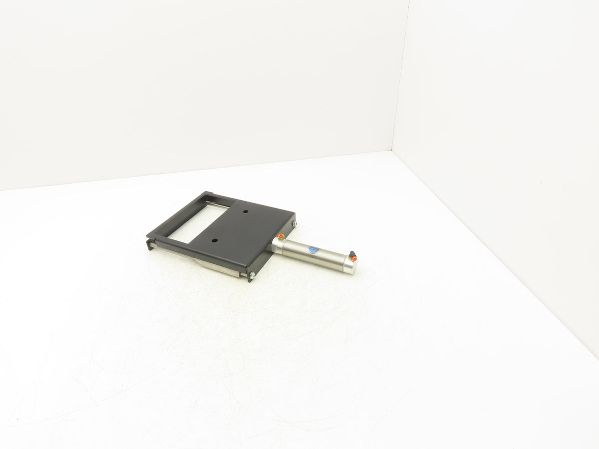 04A-09 Slide Gate 3" x 6" Opening Bimba Double Acting Cylinder 1" x 3" 250 PSI