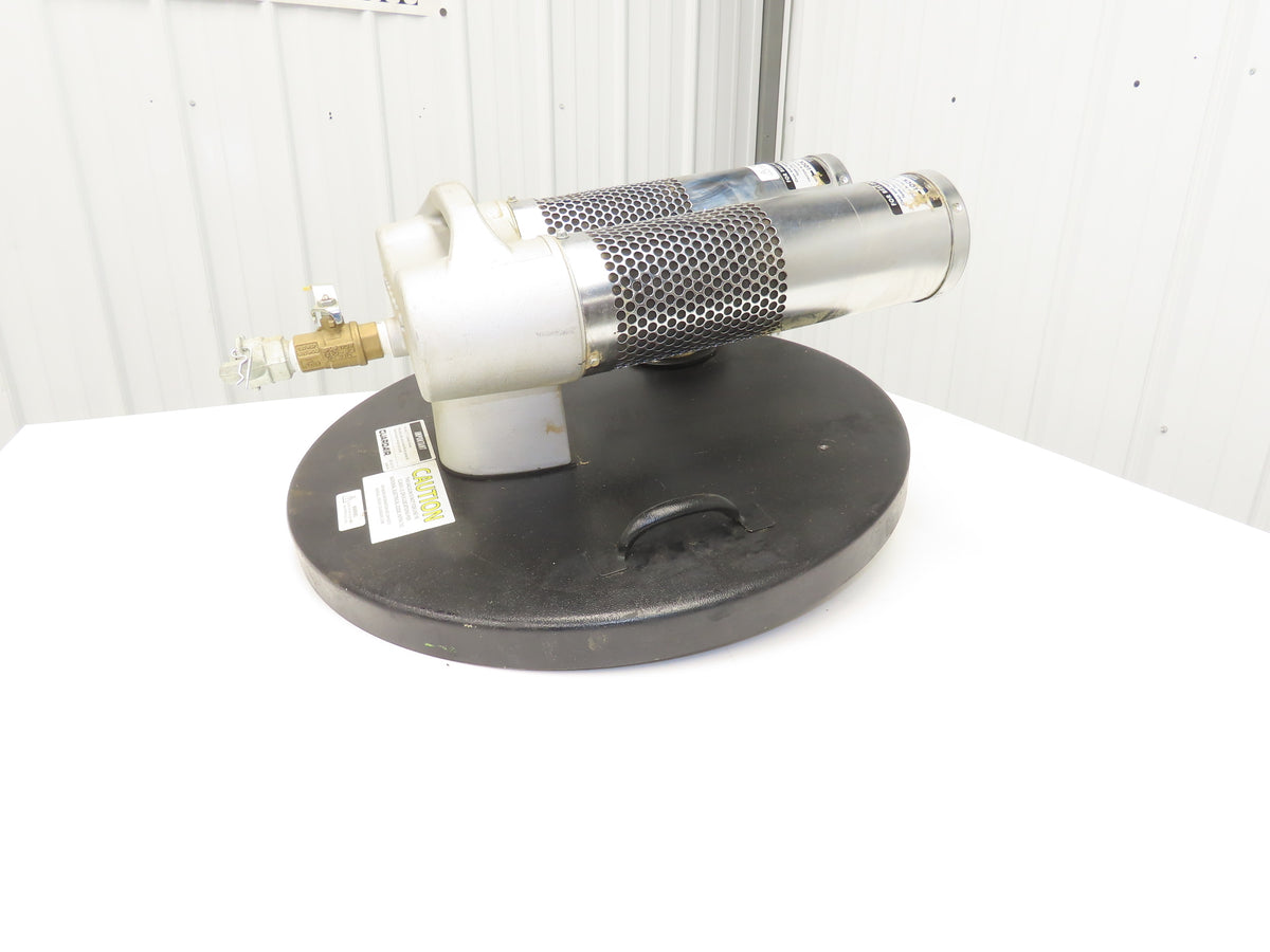 Guardair PowerQUAD 55 Gal Drum Pneumatic Venturi Vacuum Head Wet/Dry 110CFM