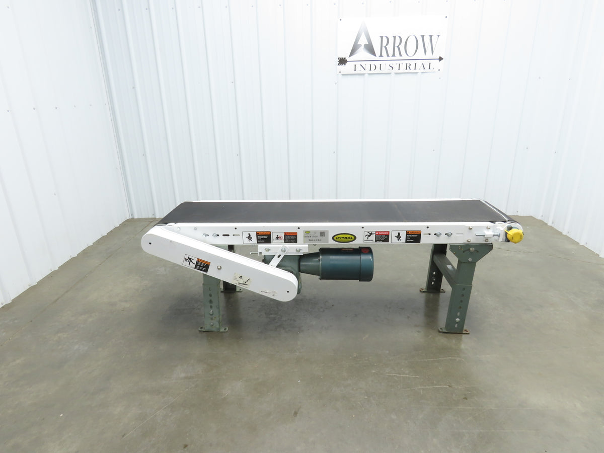 Hytrol TA 18"x 5' 11" Slider Bed Conveyor 14"Belt 230/460V 3PH End Drive 34FPM