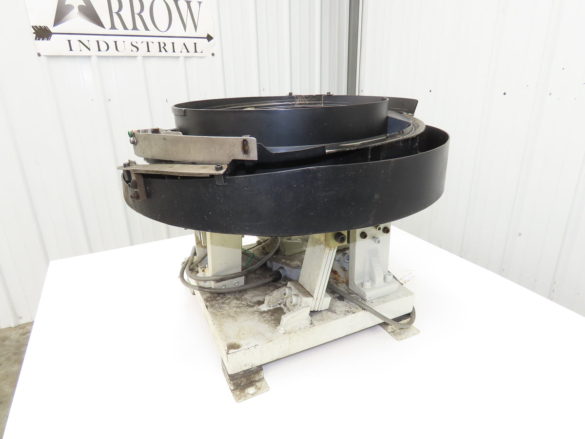 American 18" Vibratory Bowl Feeder 120V Dual Vibrator Base Small Parts Sorter