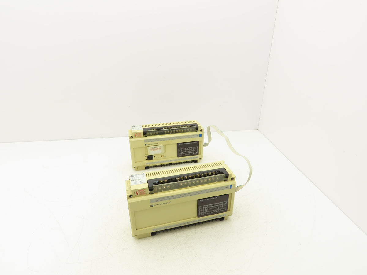 Allen Bradley 1745-E153 SLC 150 I/O Expansion Unit Connected Ser A & C Lot of 2