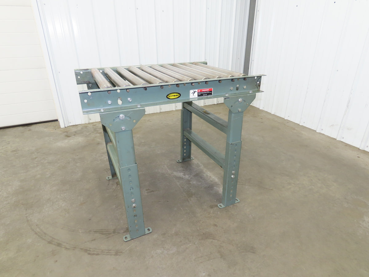 Hytrol 26"x 36"L Gravity Roller Conveyor 23"BF 1.9"Roller 27.5"-40" Adj Height