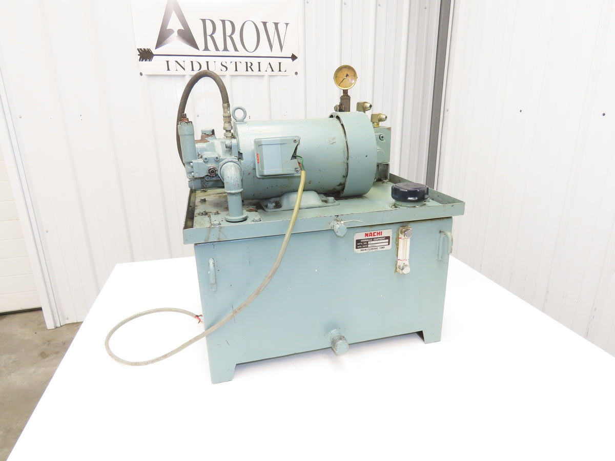 Nachi UVC-1A-A3-2.2-4 Hydraulic Power Unit 50L 7gpm 480V Uni-Pump VDC-1B-1A3-20