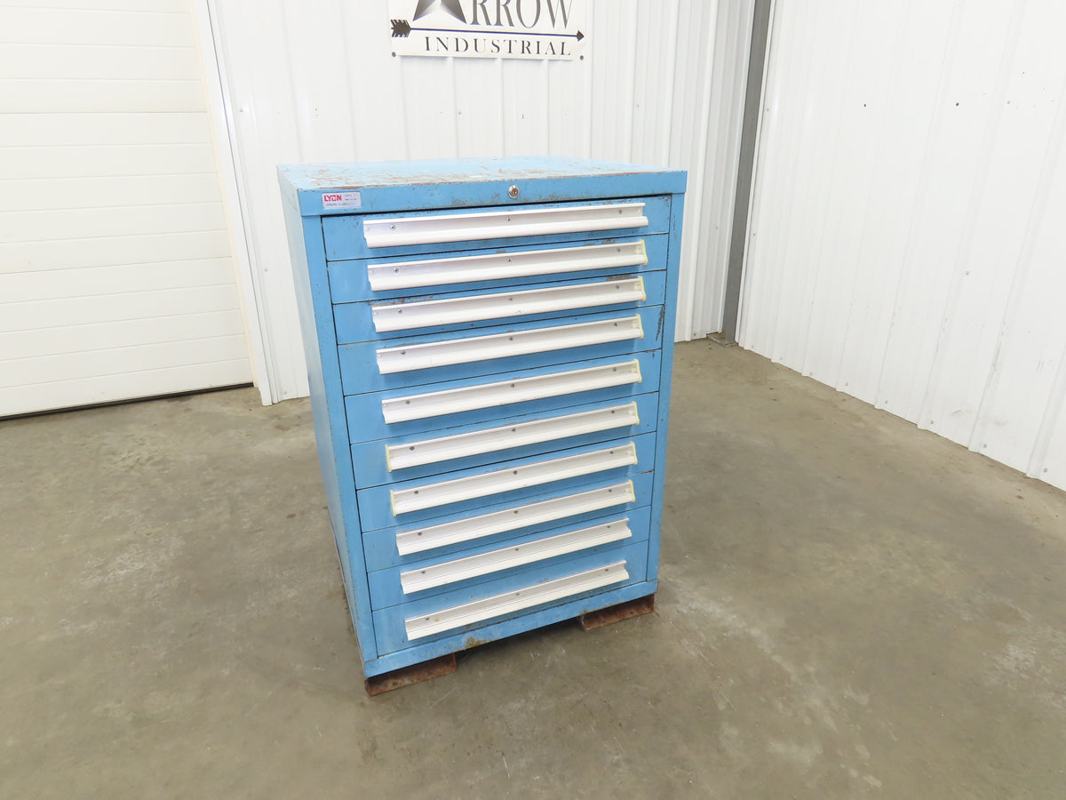 Lyon MSS Tool Cabinet Chest 10 Drawer 28x30x44" Lista Stanley Vidmar