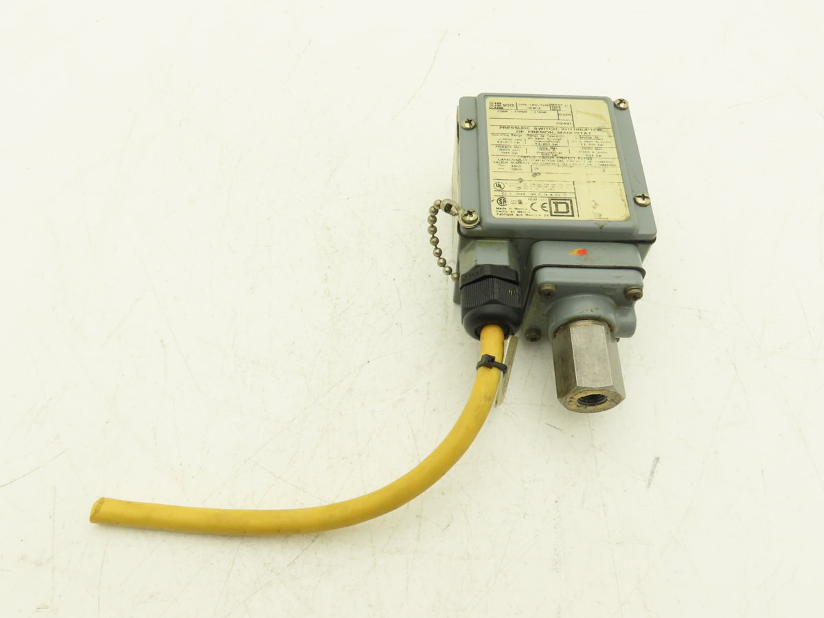 Square D GFW-2 Pressure Switch 90-2900 PSI Class 9012 600VAC