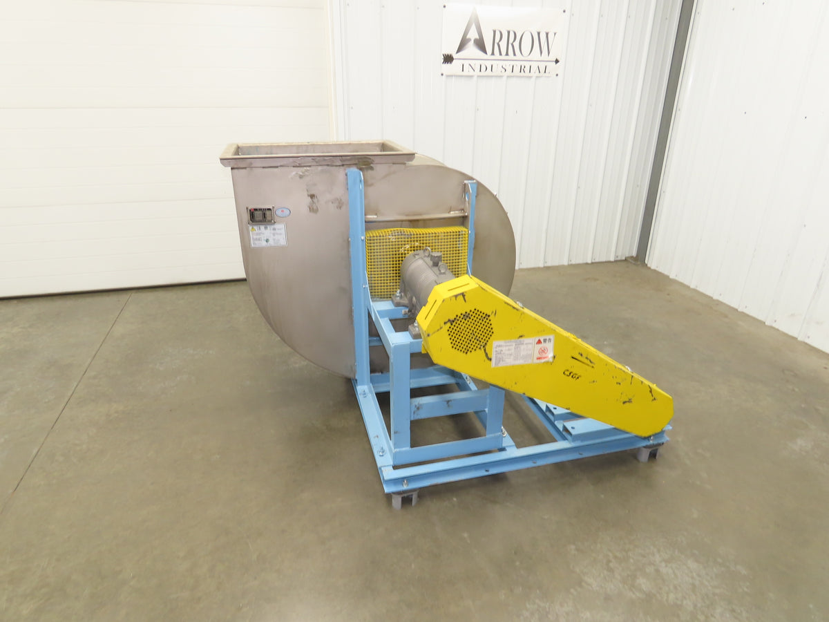 General Fan FCF54-630C Backward Incline Blower Stainless 5000CFM 900RPM 2.2kw