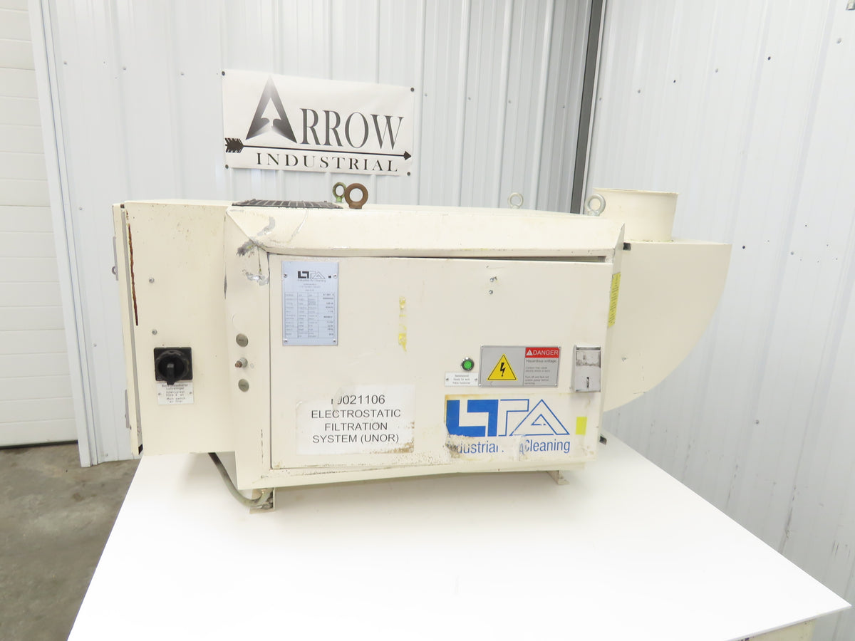 LTA Industrial Electronic Air Cleaner Overhead Filter 1200va 480V Smog Hog Smoke