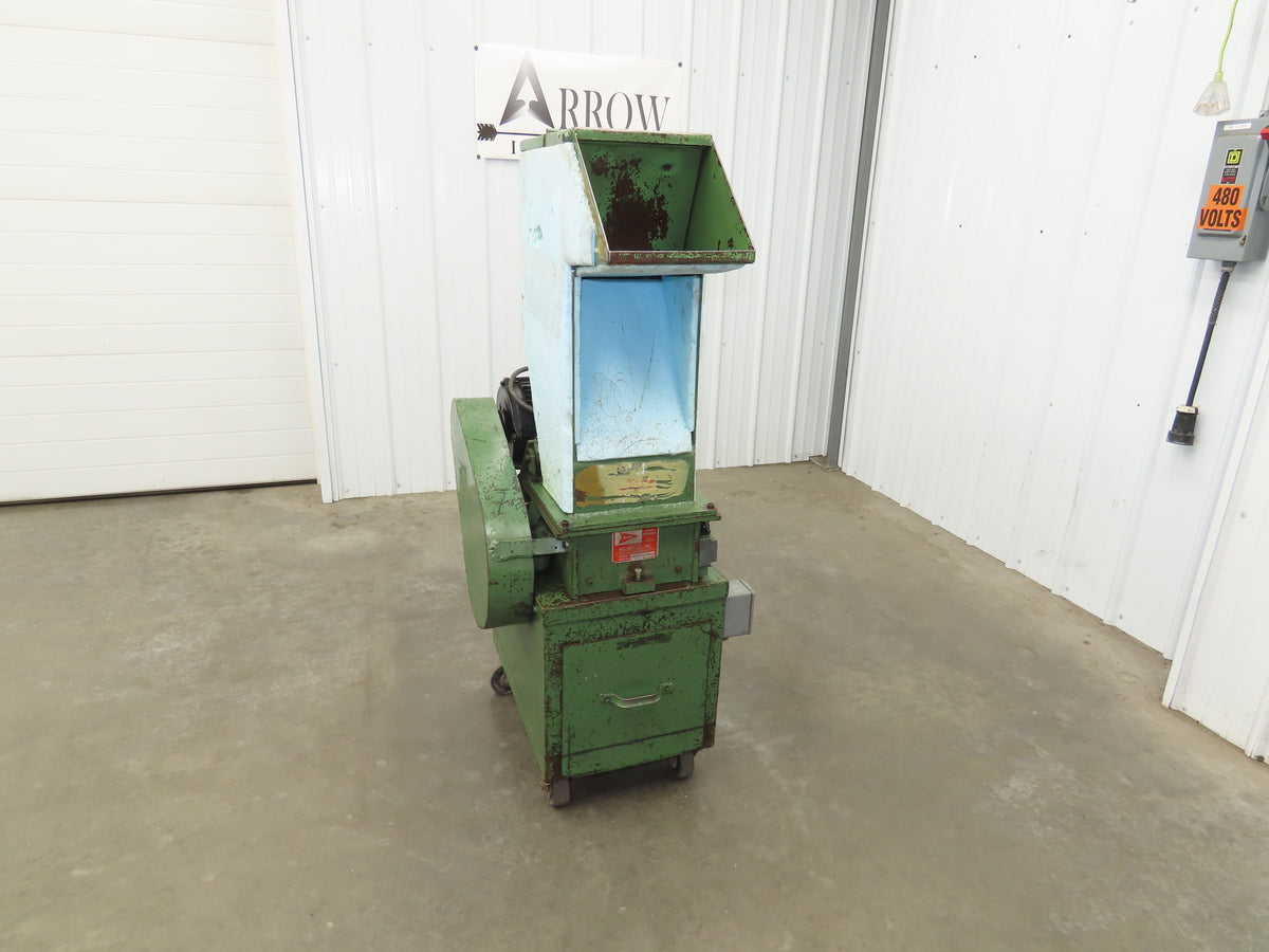 Nelmor G810M1 Plastic Chipper Shredder Granulator 8" x 10" 5Hp 3Ph New Blades