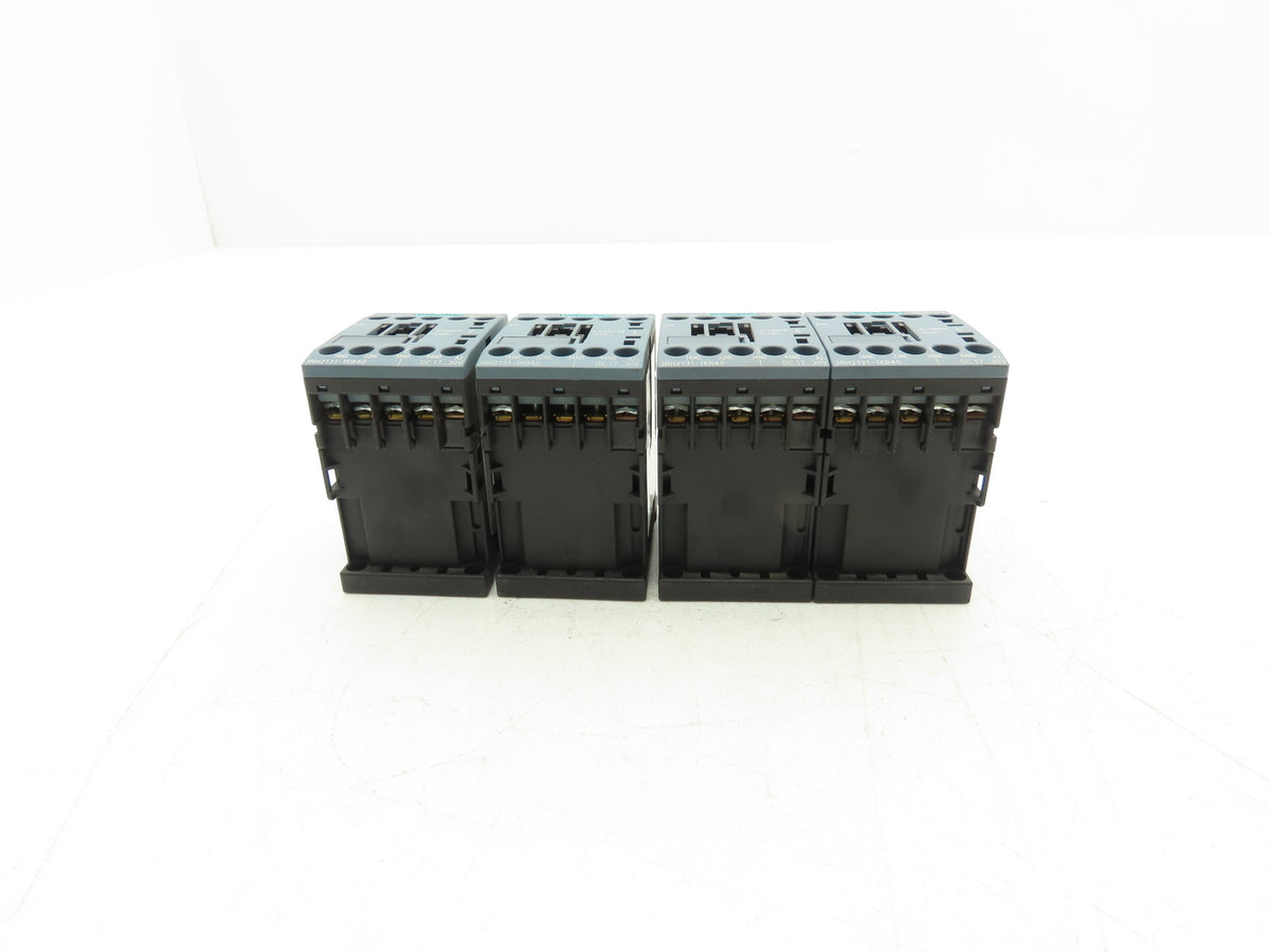 Siemens 3RH2131-1KB40 SIRIUS Contactor Relay 3NO + 1NC 24V DC Coil S00 Lot of 4