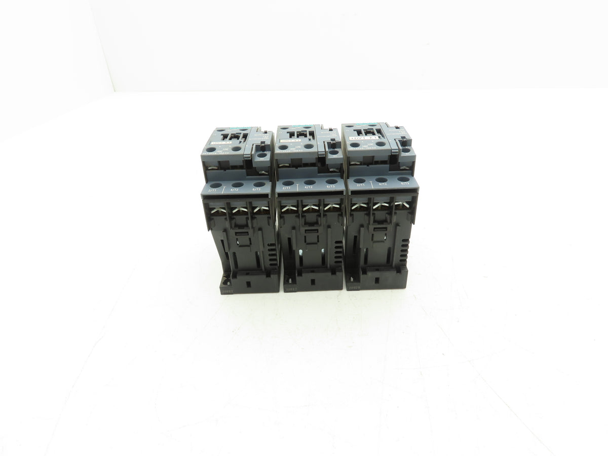 Siemens 3RT2028-1BB40 Motor Starter Contactor 25Hp 575V 3Ph 24V Lot of 3