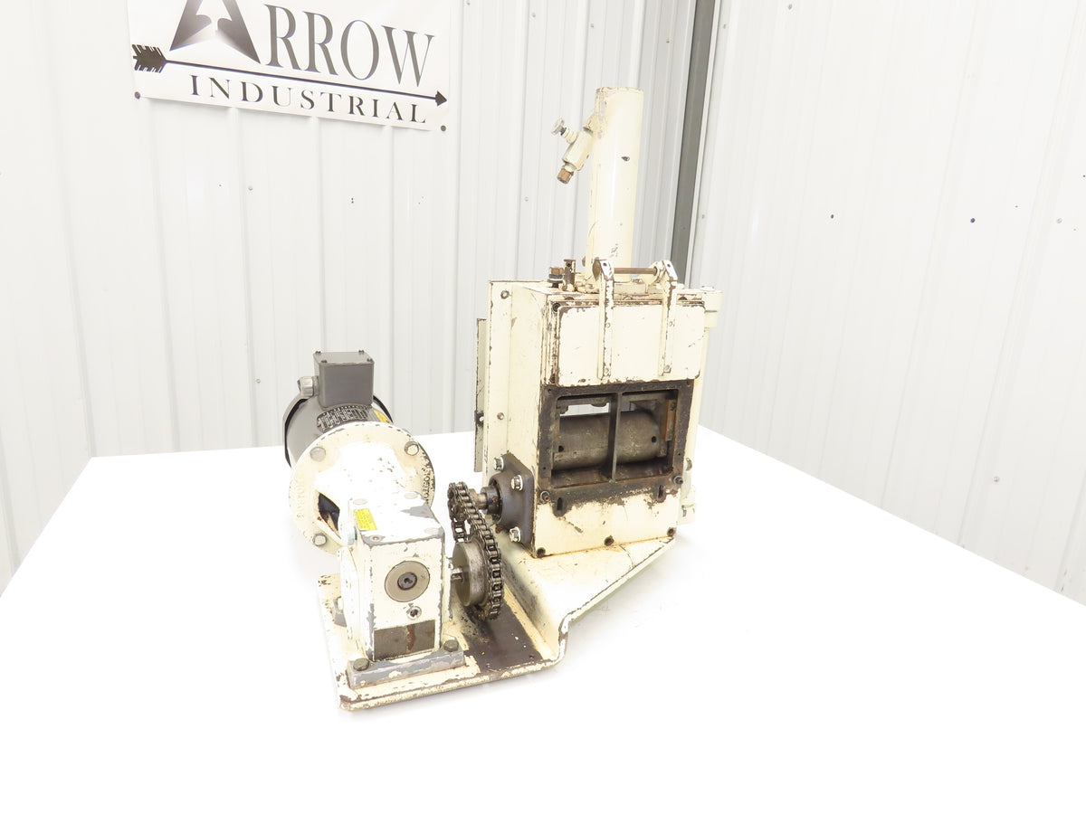 Trim Cutter Plastic Granulator Roll Feeder .5Hp 1725rpm 230/460V Chain Drive