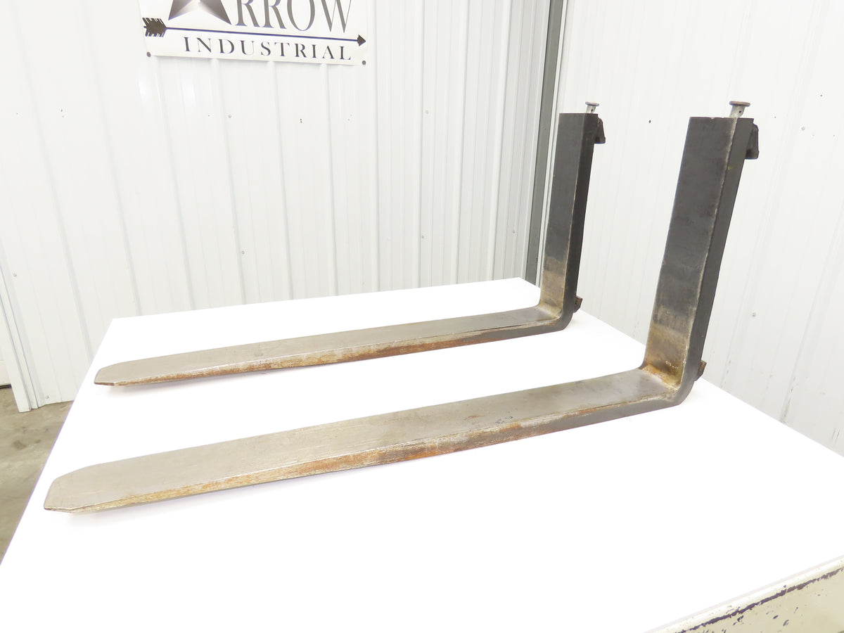 Cascade 7252008 4 X 41.5" Class 2 Steel Forklift Forks 16" Carriage 1-Pair