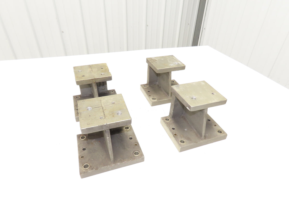 WB 805M Checking Fixture Aluminum Stack Riser Block 125mm H Lot of 4