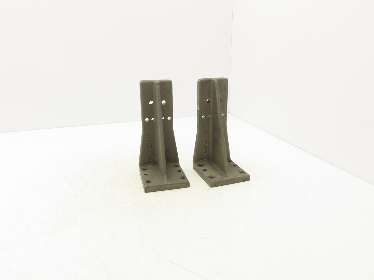 EQ Equivalent Base Aluminum Fixture Angle Riser Bracket 200mm 7-7/8"H Lot of 2
