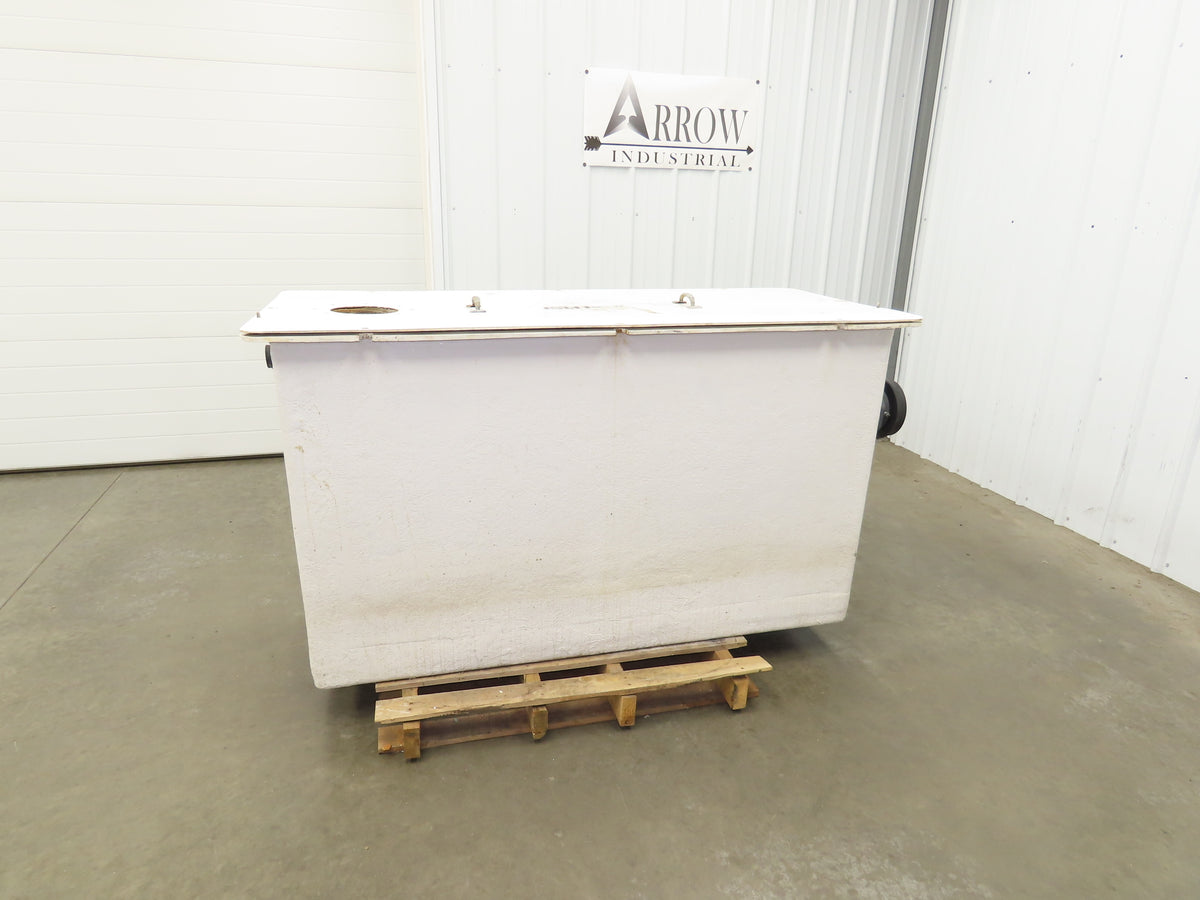 Fiberglass Separator Tank 200 Gal Oil Water Chemical Cleaning Filtration Baffle