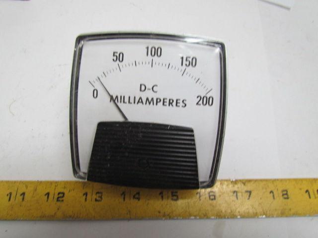 General Electric D0-91 10-0-10 DCV 500-0-500RPM Panel Meter Gauge For 2-3/4"Hole