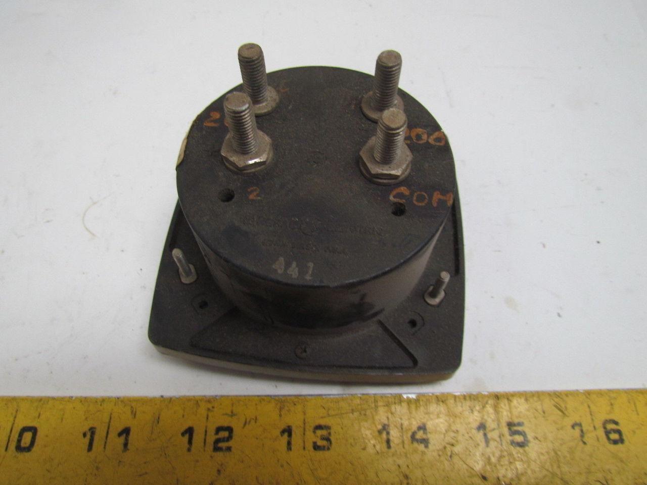 General Electric D0-91 10-0-10 DCV 500-0-500RPM Panel Meter Gauge For 2-3/4"Hole