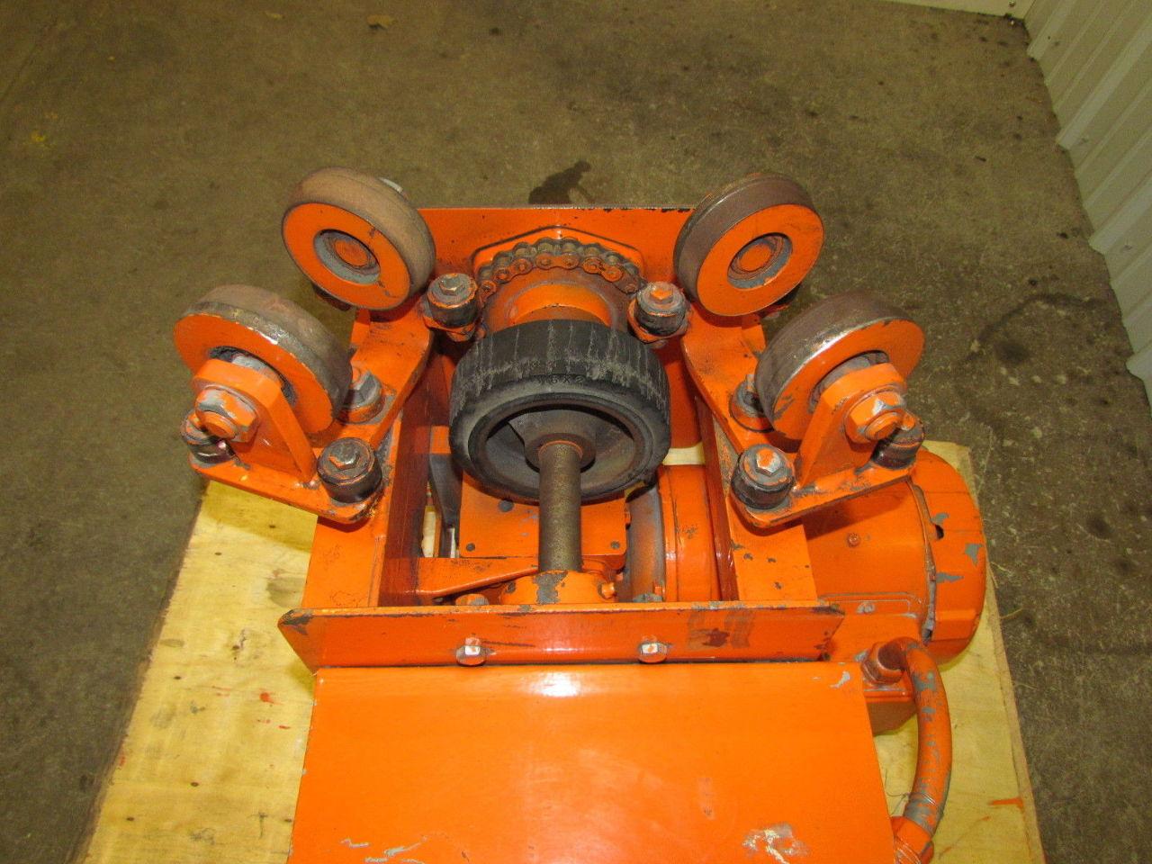 Saturn T-144 Hoist tractor Power Drive trolley 4000LB 2Ton 110FPM 3ph 460V