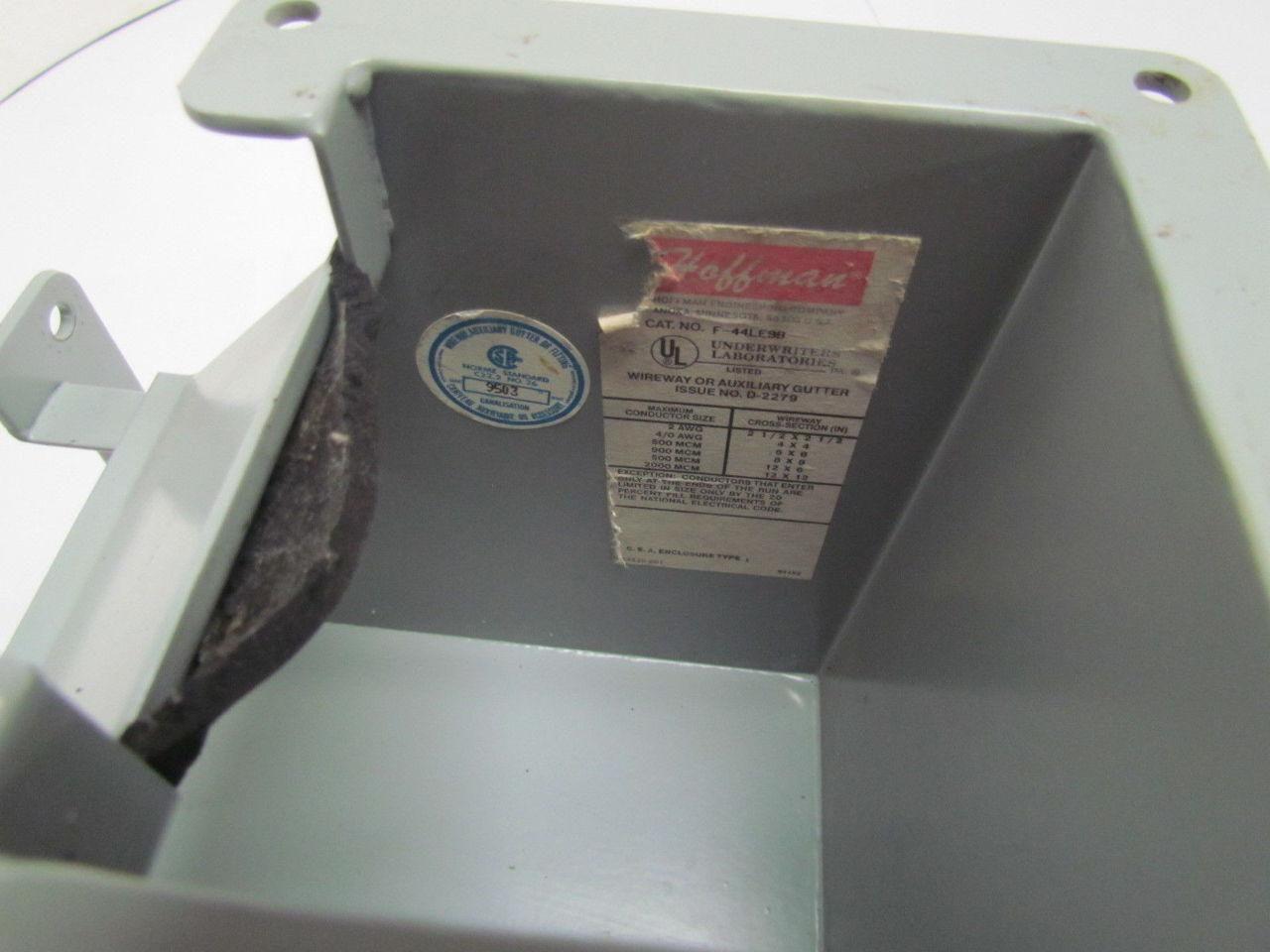 Hoffman F-44LE9B 4x4" Wireway Elbow Nema type 12