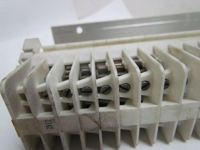 Weidmuller OSC 10 Aluminum Rail Mounted Terminal Block Strip 63 OSC10 Blocks
