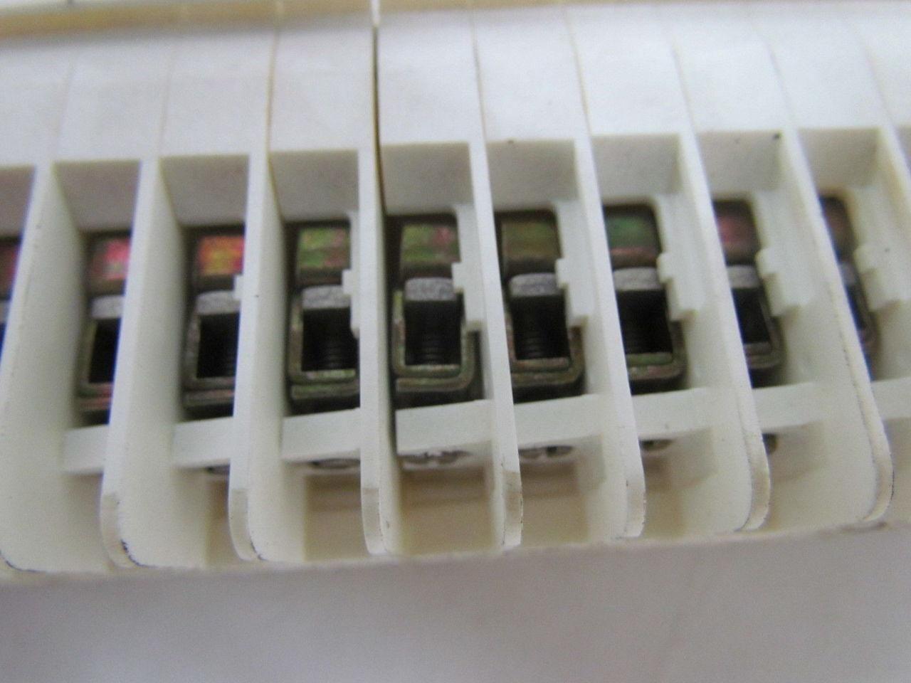 Weidmuller OSC 10 Aluminum Rail Mounted Terminal Block Strip 63 OSC10 Blocks