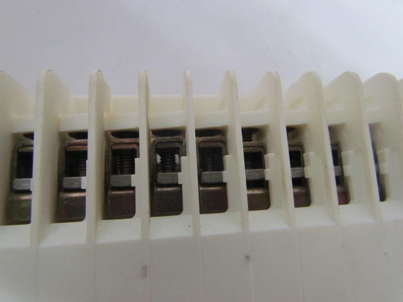 Weidmuller OSC 10 Aluminum Rail Mounted Terminal Block Strip 63 OSC10 Blocks
